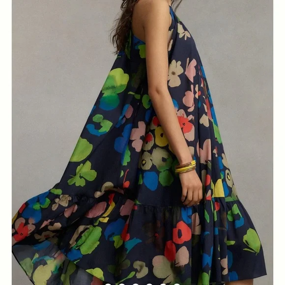 Anthropologie Floral Maxi Dress - Multicolor - Picture 11 of 16